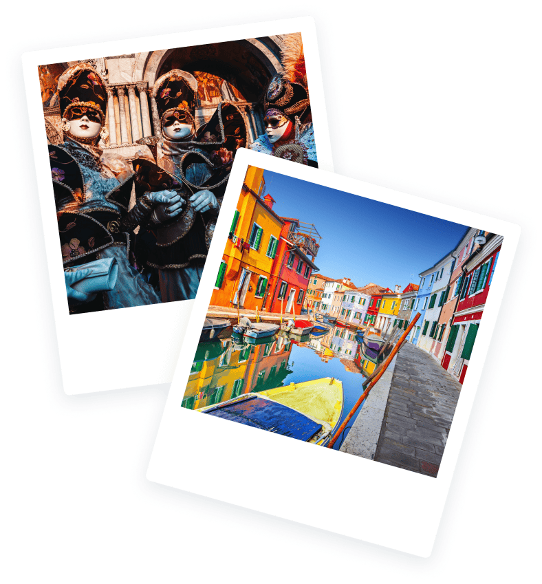 polaroid bonjour venise