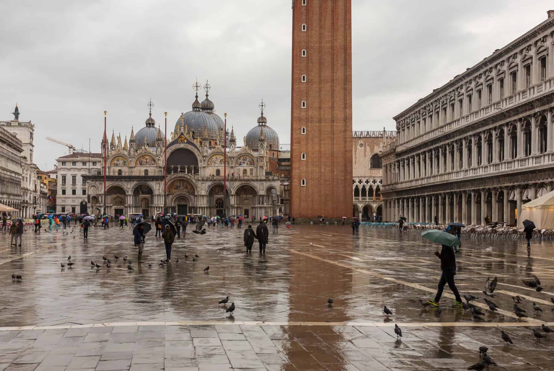 venise sous la pluie